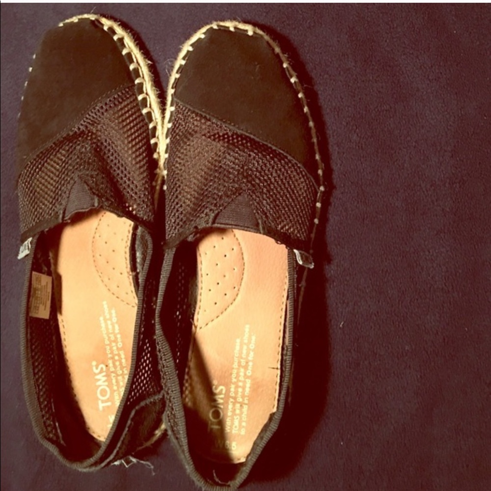TOMS Mesh/Suede Espadrilles